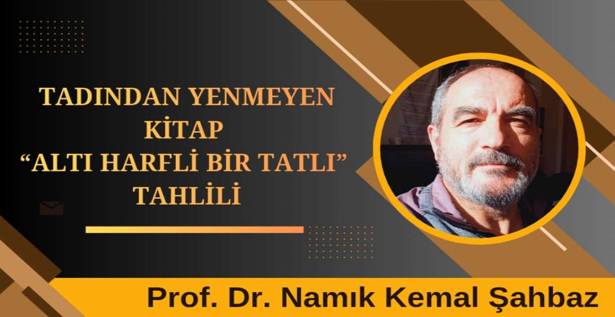 TADINDAN YENMEYEN KİTAP “ALTI HARFLİ BİR TATLI” TAHLİLİ