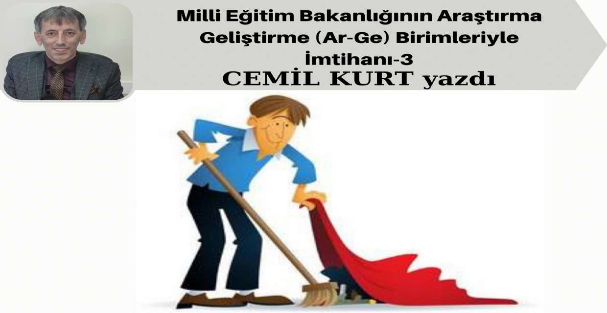 Milli Eğitim Bakanlığının Araştırma Geliştirme (Ar-Ge) Birimleriyle İmtihanı-3