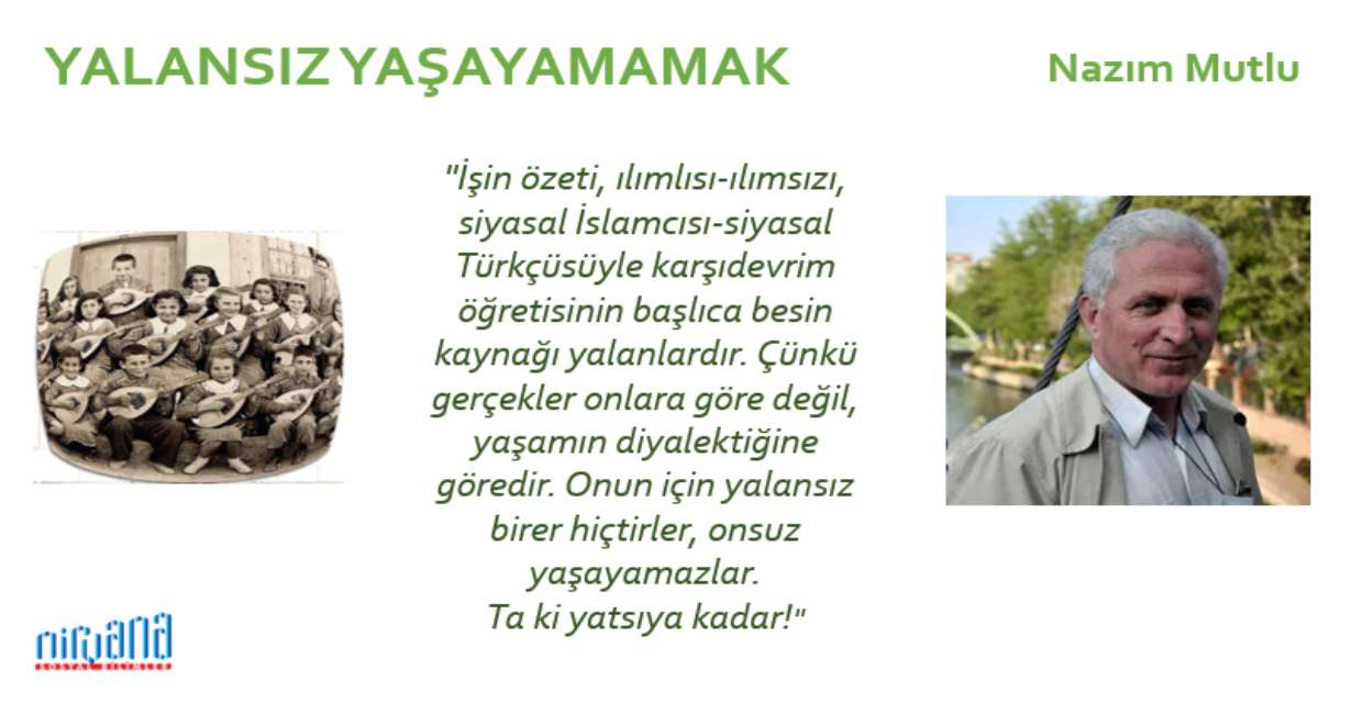 YALANSIZ YAŞAYAMAMAK!