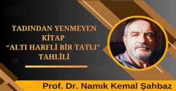 TADINDAN YENMEYEN KİTAP “ALTI HARFLİ BİR TATLI” TAHLİLİ