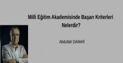 Milli Eğitim Akademisinde Başarı Kriterleri Nelerdir?