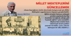 MİLLET MEKTEPLERİNİ GÜNCELLEMEK