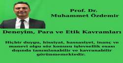 Deneyim, Para ve Etik Kavramları