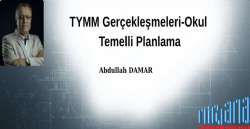 TYMM Gerçekleşmeleri-Okul Temelli Planlama